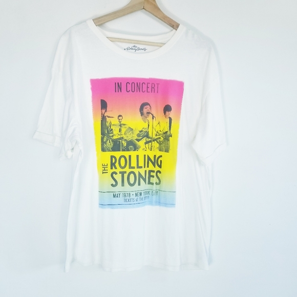 Rolling Stones XL Graphic Band Tee NWOT AEO - Picture 3 of 7